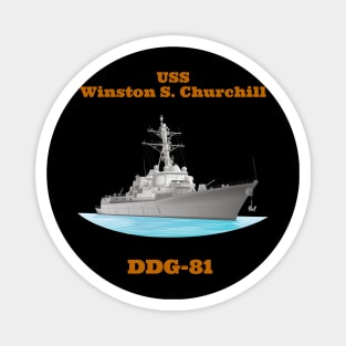 Winston S. Churchill DDG-81 Destroyer Ship Magnet